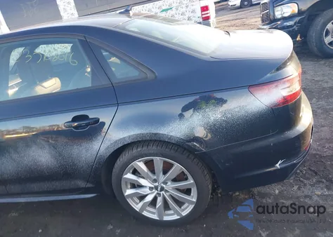 2018 Audi A4 Tech Premium/Premium from USA, damaged, VIN WAUDNAF40JA139749